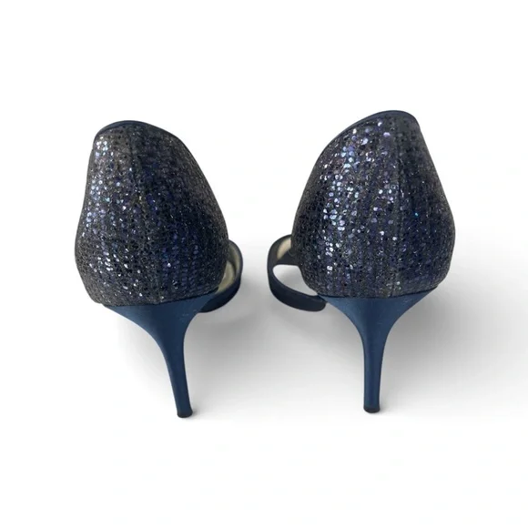 Nina Glittering Blue Heels - Picture 5 of 5